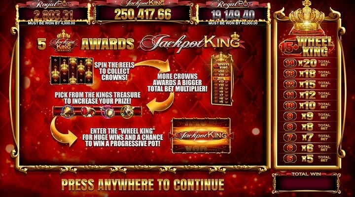 7’s Deluxe Jackpot King Screenshot 1